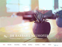 Tablet Screenshot of barbaraneuhofer.com